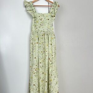 Floral Green Maxi Dress (H&M)